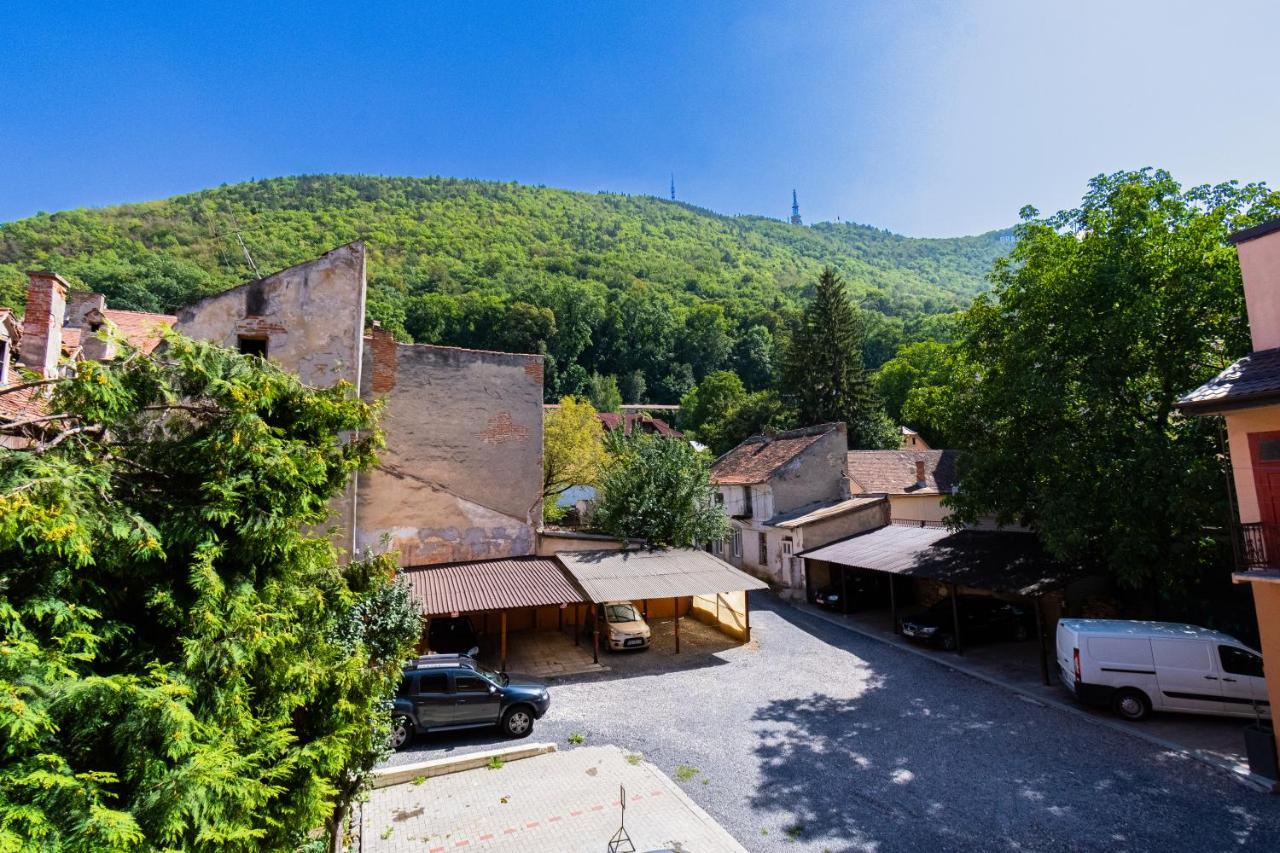 Black Gate - Quiet Studio In The Heart Of Old Town With Free Private Secured Parking Braşov Eksteriør billede